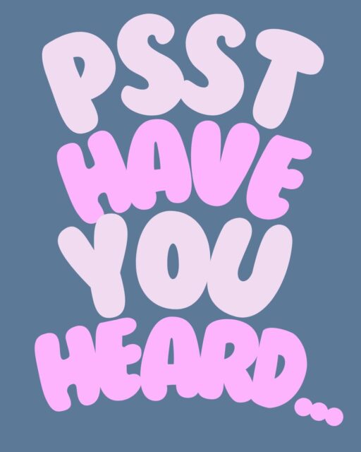 Psst! Have you heard??
And for the record, we love wearing matching sweatshirts.