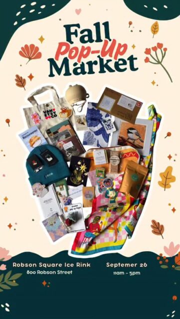 🍂Our 8th Fall Pop Up is happening in just two weeks and we want to celebrate with our famous BFF Giveaway - two of everything, no sharing required!! 🛍️
🍀 the winner will receive a curated collection of market favourites from 26 vendors!
🎁 Total prize value: $1600 ($800 each)
You could win:
2 x Perfume & Notepad @ahava.aroma
2 x Beeswax earplugs @_beehugz
2 x Earrings @boeyart_studio
2 x journal @bookandbrushstudio
2 x roomspray @canvascandleco
2 x Sticker sheet @chewypaperr
2 x earrings @clani_clay_designs
2 x print @created.by.lsy
2 x soap @freesiasoap
2 x beanie @gracias.clothing
2 x crochet fidget @imagine.knots
2 x scarf @nanaimoestudiocl
2 x sticker sheet @jenjumoonji
2 x soy wax melt @juicyguavaco
2 x vintage watch @_la.pomme.x
2 x postcard @littleorangefish_co
2 x bracelet @lulidesignsjewelry
2 x Collage Kit @magpiesmadethis
2 x Sticker sheet @malikabindrastudio
2 x keychain @mameyogoods
2 x Salty Bitch @mildtofuceramics
2 x Sticker @mingde.stuff
2 x Keychain @miyaguart
2 x Postcard @themoonsun.art
2 x Zipper Pouch @paperdumplings
2 x Bookmark @pinandmore.store
2 x Sticker @scarkshop
2 x Sticker @skylit_studios
2 x Coffee @slothee.coffee
2 x Sticker Set @snailmailvillage
2 x Pin @studiovcky.cards
2 x Tea @tealani
2 x Sticker @thetrystudio
2 x Tea Towel @victoriayaharastudio
2 x Tote @shopyumenoco
2 x mini tote @vancouveretsyco
How to Enter:
➡️ Follow us + Like this post
➡️Tag your BFF(s) - 1 entry per tag per comment
⭐️ BONUS - Share this reel as a post/story - 1 entry per (tag us!)
🚨Giveaway ends on Tues, Sept 15, 2026 at 11:59pm (PT).
🗓️ Sat. Sept. 26 - 11a to 5p
📍 Robson Square Ice Rink, Vancouver
🎟️ Free admission | RSVP to win market cash/merch!
🐶 Pet-friendly and encouraged!
This Giveaway is in not affiliated with Meta. Prize must be picked up at the Fall Pop Up on September 26, 2026. Winners must be 18+