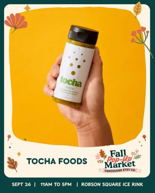 ✨ Meet @tochafoods & @boeyart_studio ✨
🌶️ Born from the minds of an aerospace engineer and sommelier, Tocha was founded as a way to elevate the everyday ritual of eating. Tocha challenges the “sauce status quo” by treating spice as an equal part of the flavour spectrum. We create sauces with deep, complex flavours that are complimented by spices, not overpowered by heat. In short, we’re on a mission to reinvent condiments!
🌊Boey Art Studio creates handcrafted resin art inspired by the beauty of the ocean, nature, and crystals. From ocean waves to floral and geode-inspired creations, every artwork is made with passion and attention to detail.
❣️Find @tochafoods and @boeyart_studio along with 70+ creatives & small shops at the Robson Square Ice Rink in #DowntownVancouver to shop locally designed and/or made in Canada goods, mini makers or sign-up for a workshop!
Comment RSVP for your link to free tickets
🗓️ Sat. Sept. 26 - 11a to 5p
📍 Robson Square Ice Rink, Vancouver
🎟️ Free admission | RSVP to win market cash/merch!
🐶 Pet-friendly and encouraged!
🎟️ Bonus: Every RSVP gets you a chance to win market cash or merch! Plus, we’re doing special draws for every 100 tickets sold!
🚨 First 50 guests in line on event day also get market cash or swag!