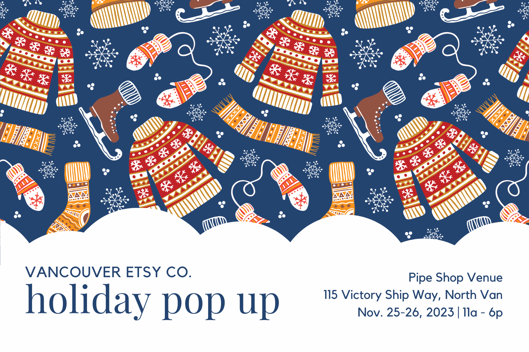Vancouver Etsy Co Holiday Pop UP 2023